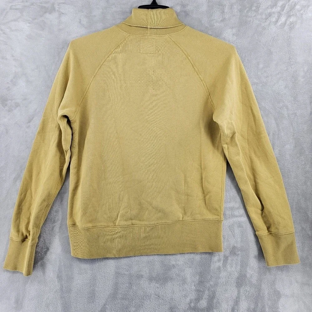 Champion Todd Snyder‎ Sweatshirt Mens Small Yellow Turtleneck Raglan Pullover